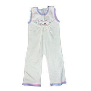 Vintage Speing Easter Duck Girls One-Piece